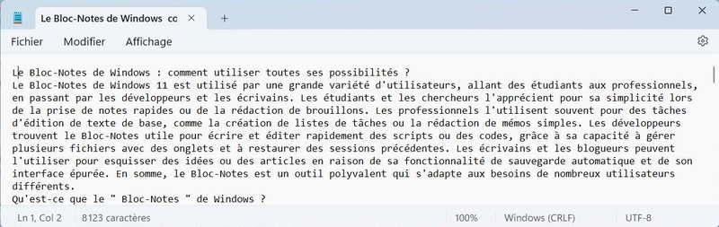 Bloc-Notes