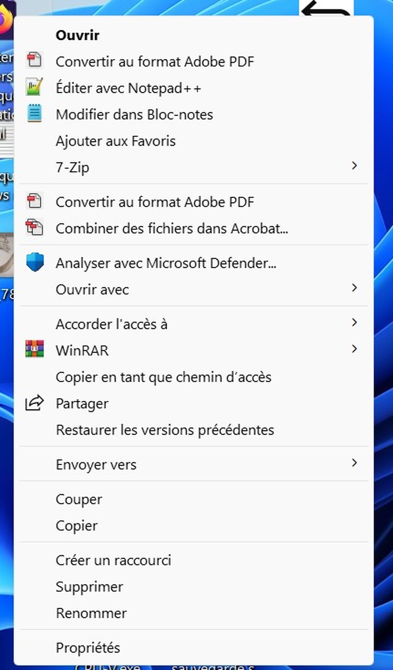 supprimer un fichier