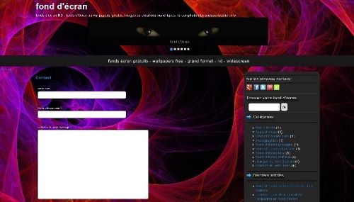 contacter fond d'écran