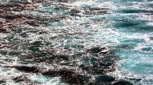 les vagues et la mer