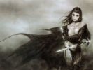deux glaives, fonds d'écran mystiques, genre gothique