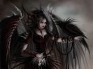 domination rouge, fonds d'écran mystiques, genre gothique