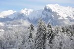fonds d'écran,neige en montagne,vallée, alpes, france