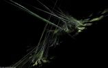 fonds d'écran, créations numériques, apophysis, image fractale, black