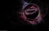 fonds d'écran, créations numériques, apophysis, image fractale spère