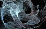 fonds d'écran, créations numériques, apophysis, image fractale blue, fractale, 019