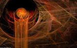 fonds d'écran, créations numériques, apophysis, image fractale dégouline