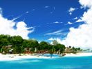 plage bleue : fonds d'écran abstrait, fond d'écran HD