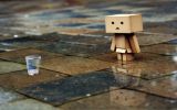 robot en carton , fonds d'écran inclassables