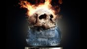 mortel le crâne, fond d'écran hd