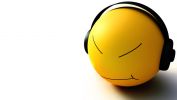 smile bridé et casque, widescreen