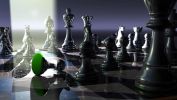 fonds d&amp;#039;écran: échecs, le pion qui tombe