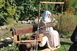 filer la laine, photographie des vieux métiers de France