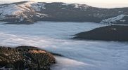 une mer de bouillard, la plaine d'alsace vue depuis le hohneck