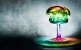 champignon atomique ou goutte d'eau : les couleurs