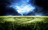 ciel d'orage, paysage et fond d'écran en HD