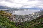Tromsø, vue aérienne de la ville