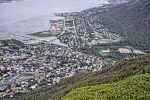 la partie de la ville côté 'continent'