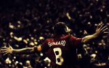 GERRARD, photo en grand format et en gros plan