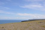 Cap Nord, en bord de falaise, photo couleur