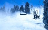 télé-siège : en route vers le somment ( fond écran )