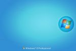 Windows 8 professionnel, logo bleu