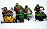moto-neige : course blanche