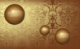 3 boules : fond d'écran en grand format