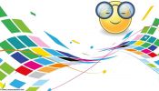 smiley à lunettes : réalisation d'un fond d'écran personnalisé avec Adobe