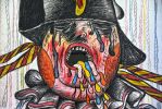 guerres-napoleoniennes-personnage-napoleon-pinchas-burstein-1973-crayon-de-couleur-gras